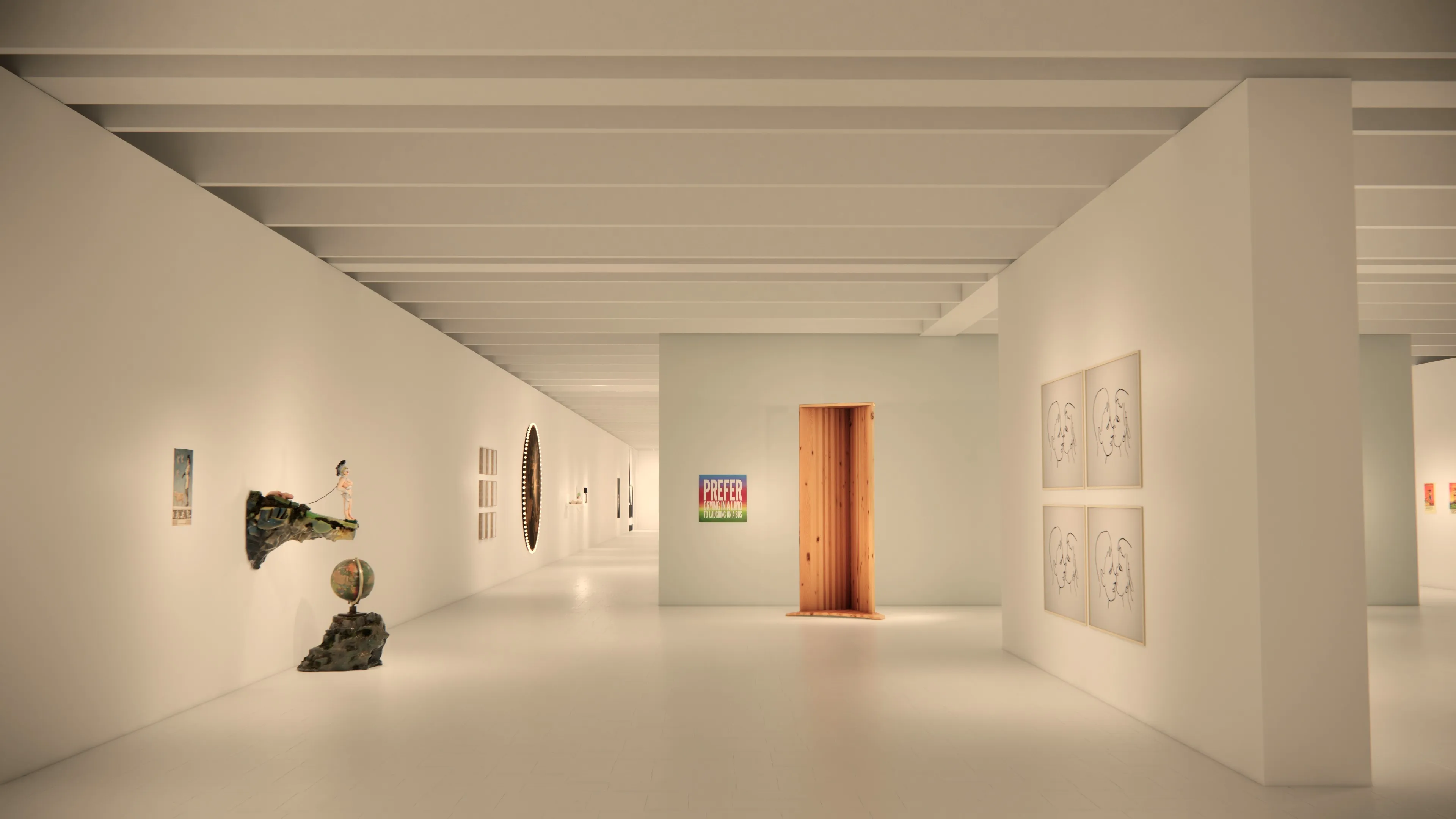 Rendu scénographique, Éclats du Rire !, Tripostal de Lille.