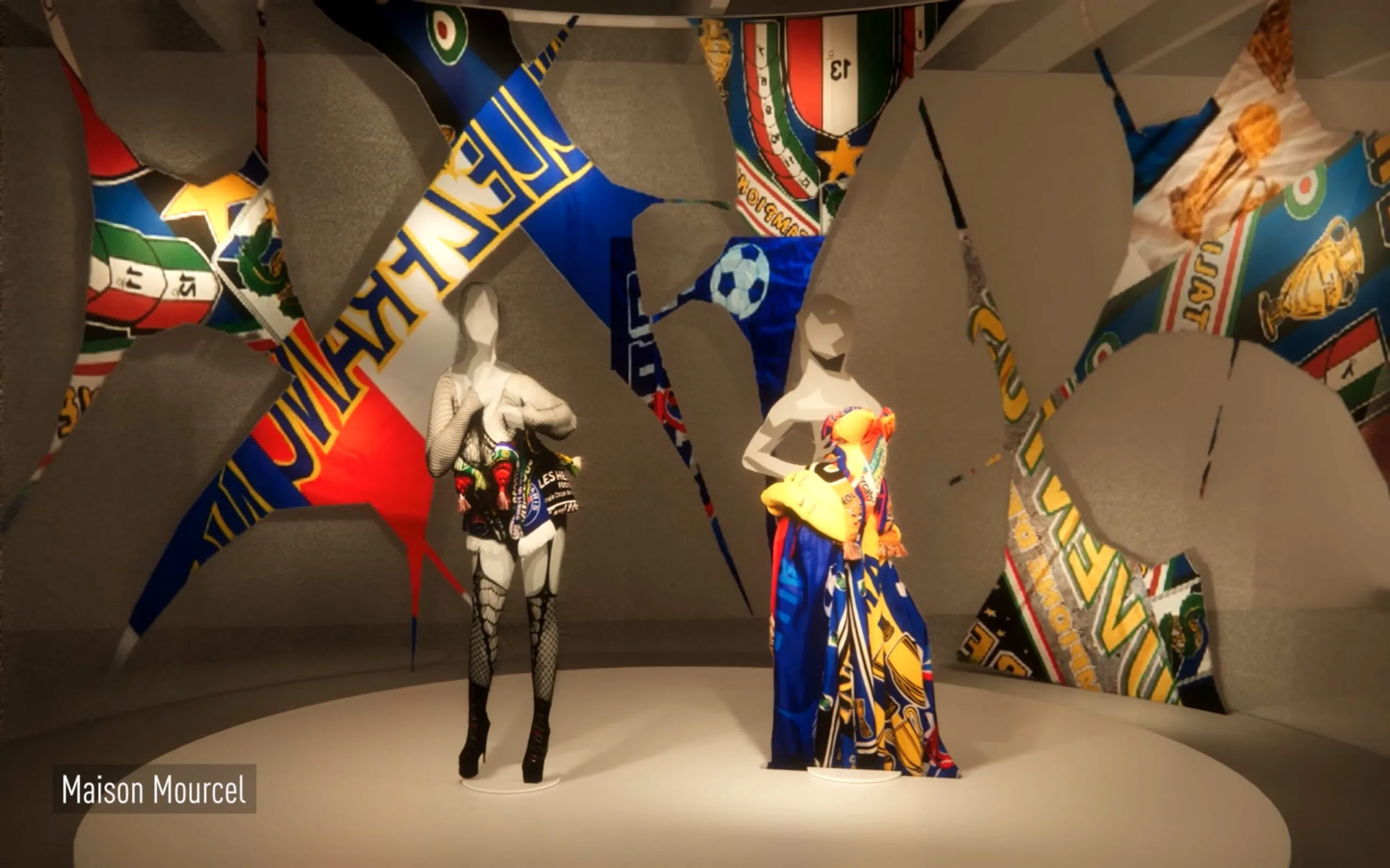 Scenographic render, Futurotextiles, Tripostal, Lille.