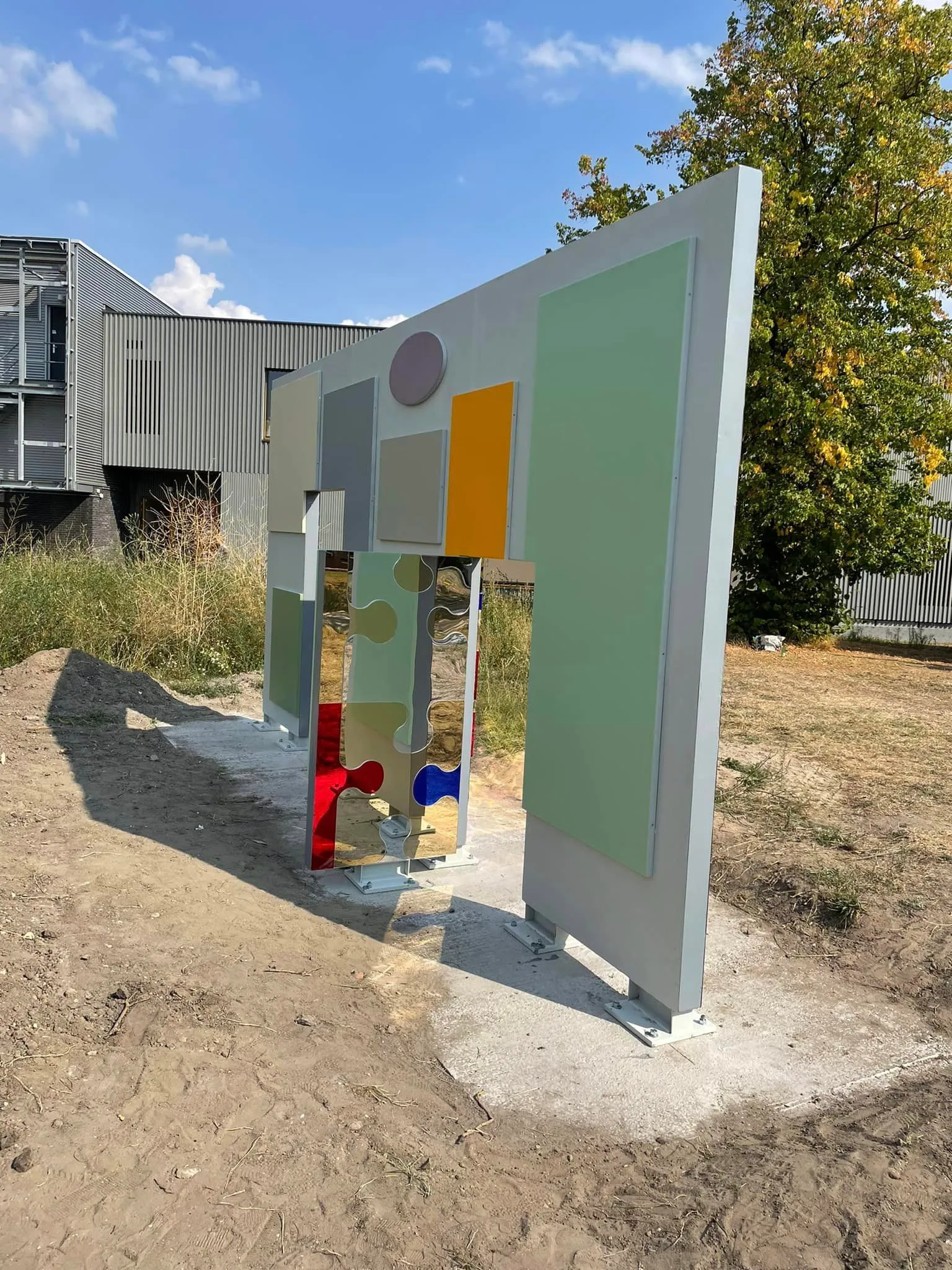 Vue d'ensemble, installation de Marin Kasimir, Utrecht.