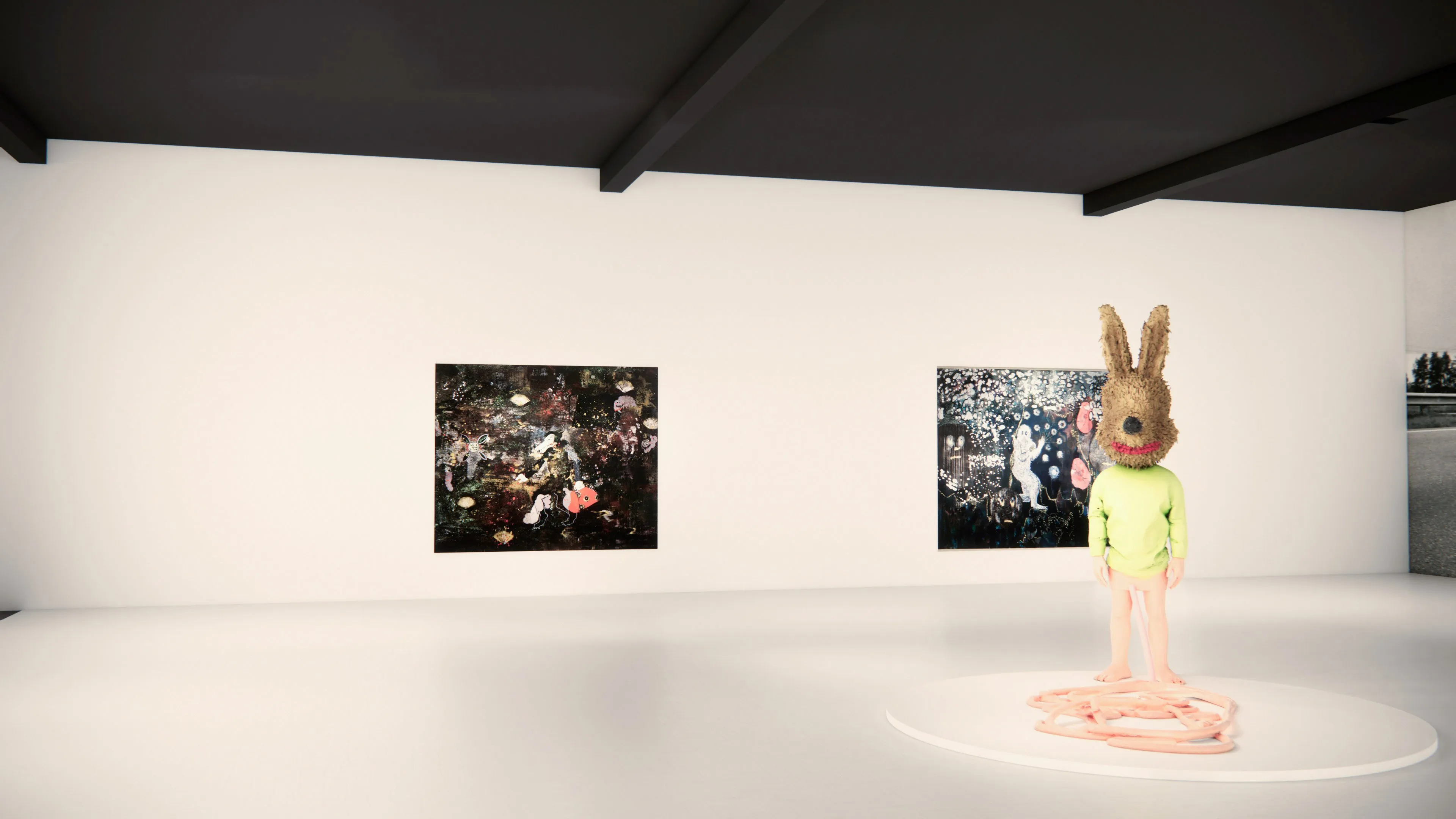 Scenographic rendering, Éclats du Rire !, Tripostal de Lille.