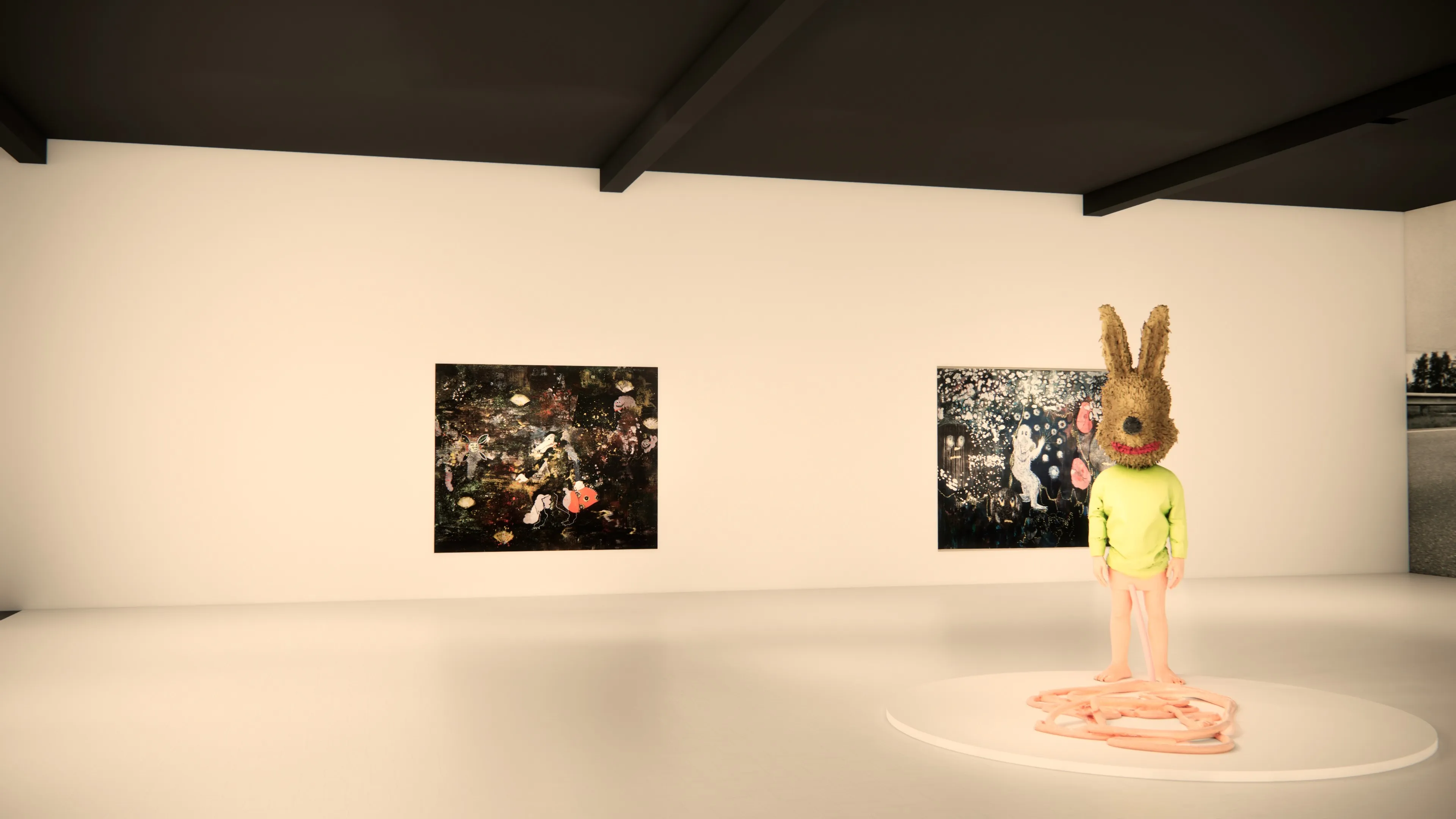 Rendu scénographique, Éclats du Rire !, Tripostal de Lille.