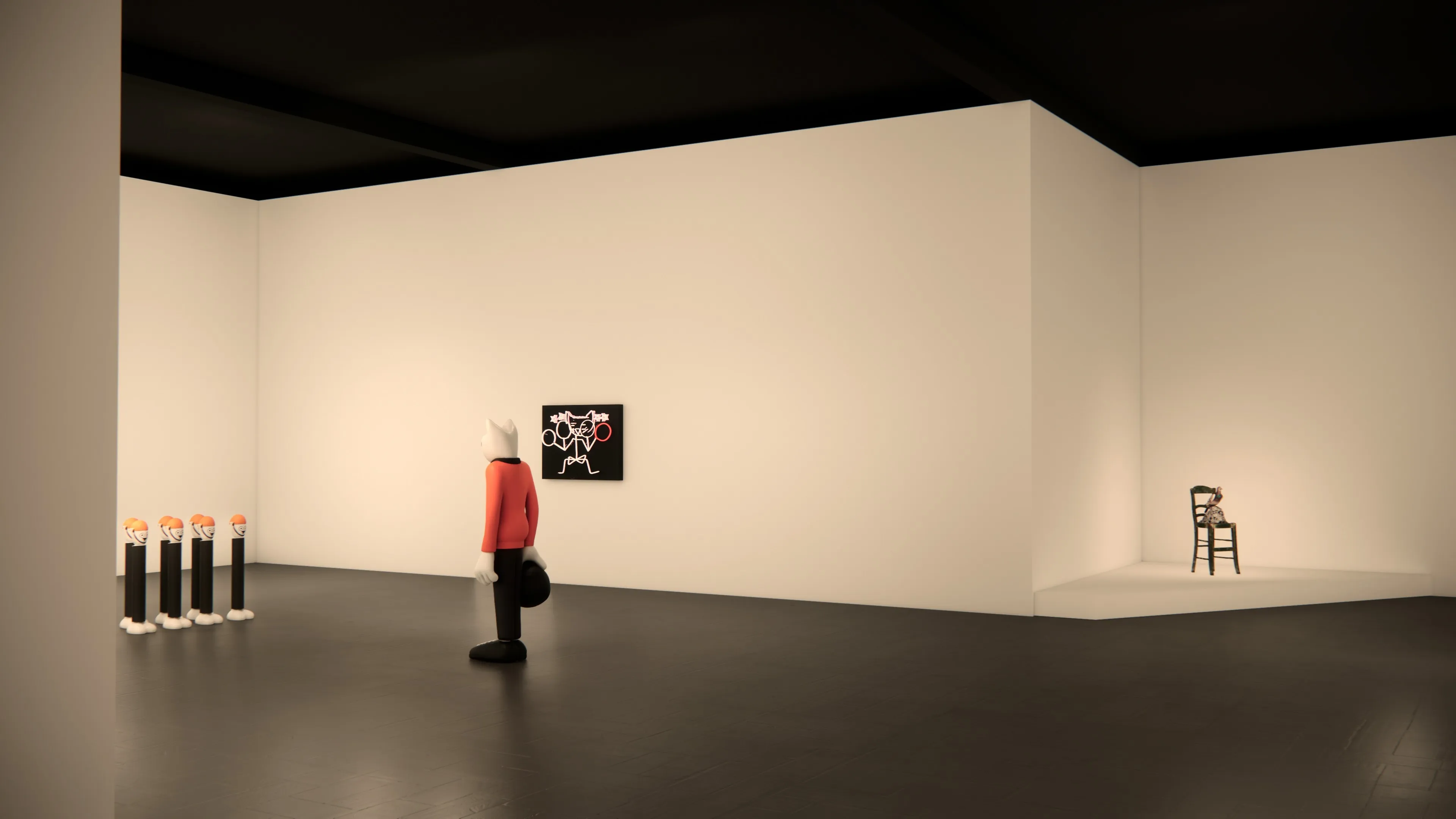 Rendu scénographique, Éclats du Rire !, Tripostal de Lille.