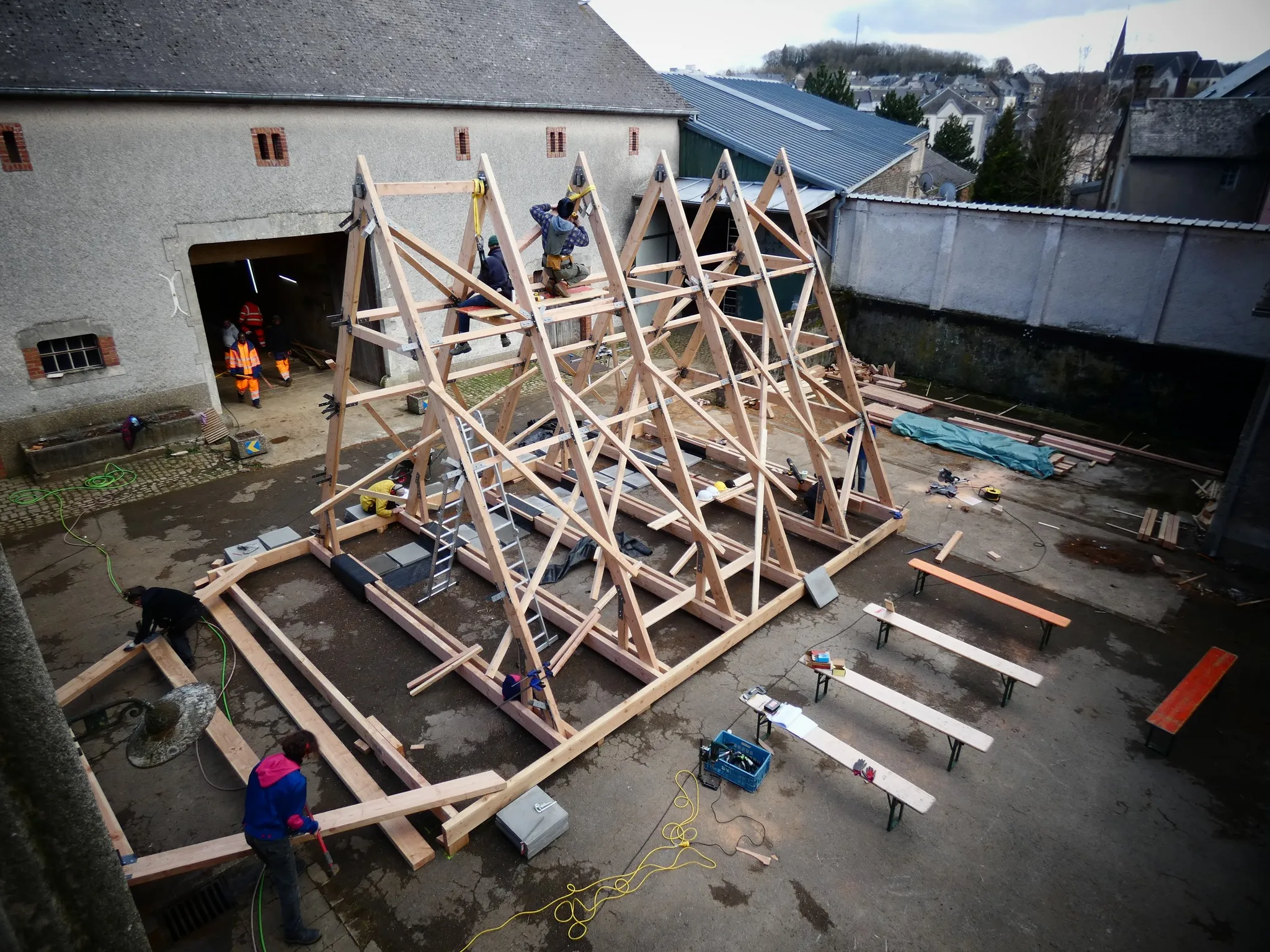 Pavilion installed for Esch2022, European Capital of Culture.
